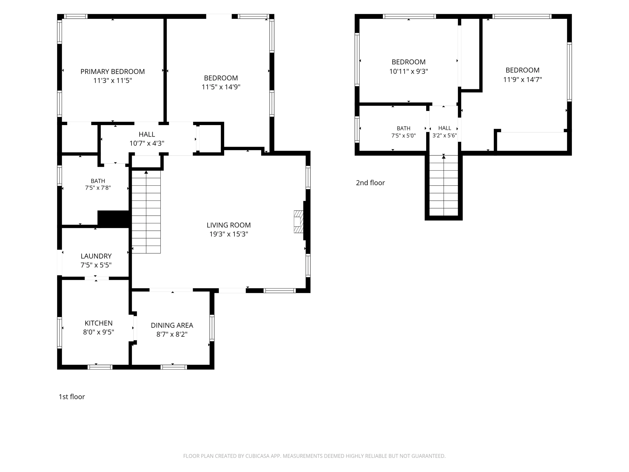 Complete floor plan for 6453 Allston St